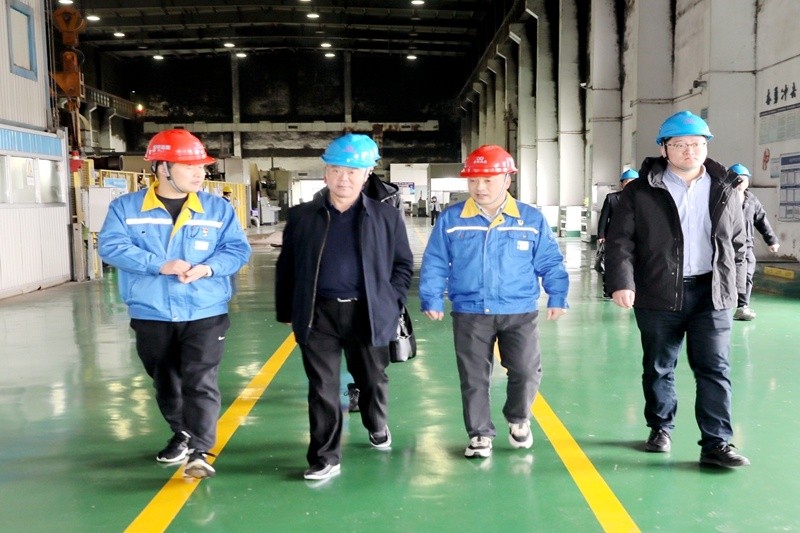 2024年 1月30日，浙江省经信厅机关党委二级巡视员孙自强莅临bwin必赢亚洲官方网站纸业开展岁末年初安全生产督导